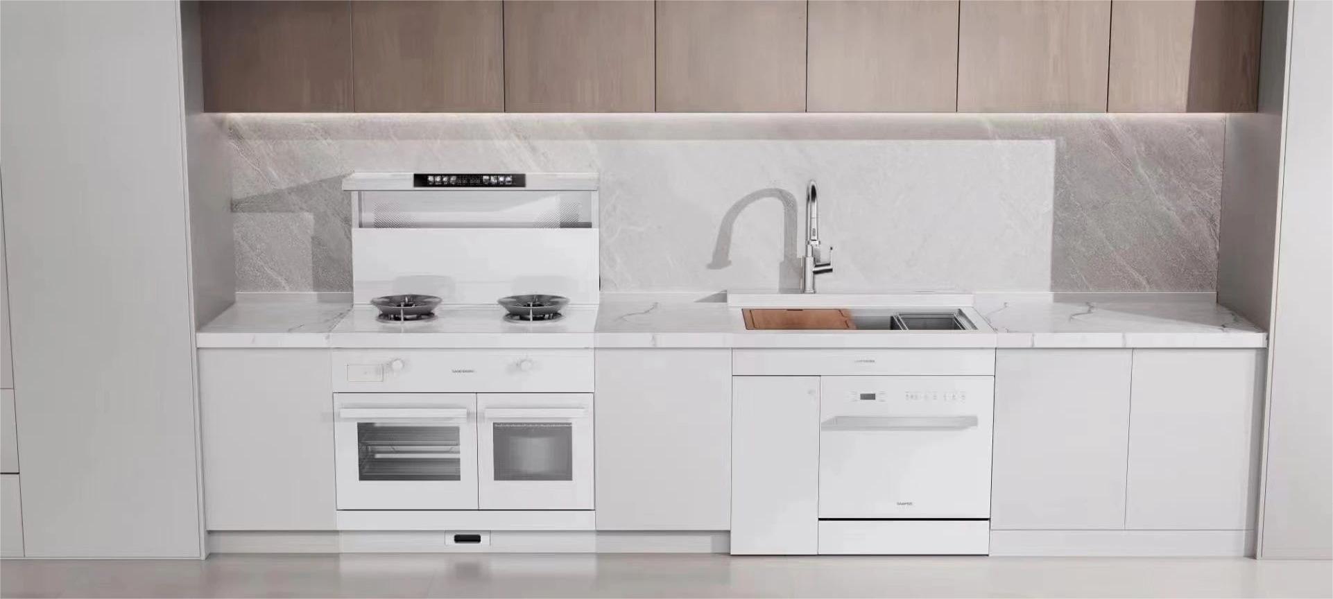 廚房搞這么白，真的好打理嗎？