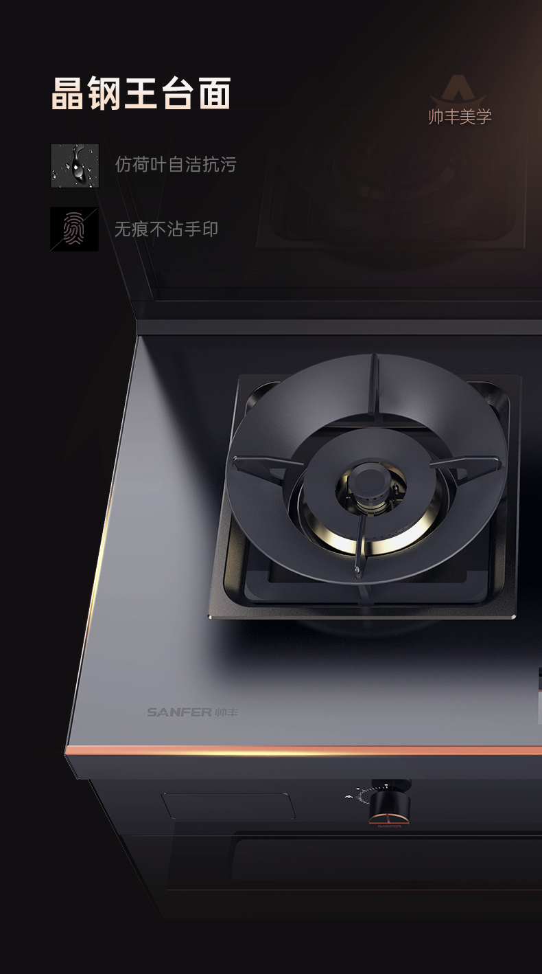 帥豐星辰X1雙子星蒸烤獨立(100)集成灶