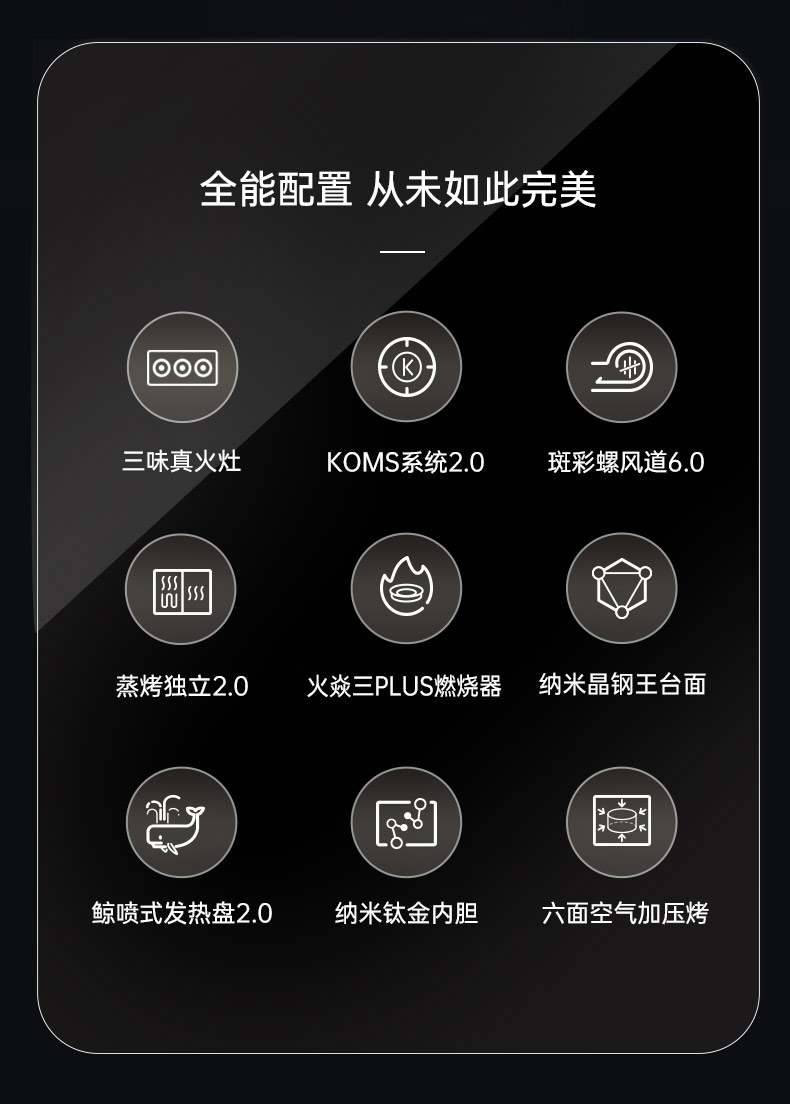 帥豐星辰X1雙子星蒸烤獨立(90Pro)集成灶