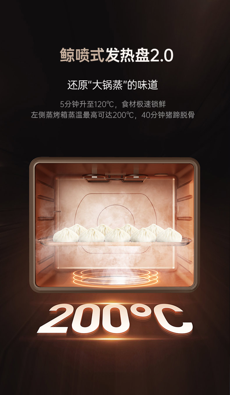 帥豐星辰X1雙子星蒸烤獨立(90Pro)集成灶