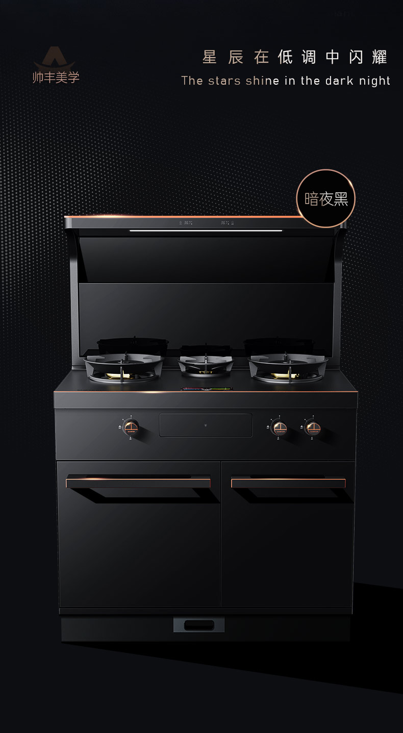 帥豐星辰X1雙子星蒸烤獨立(90Pro)集成灶