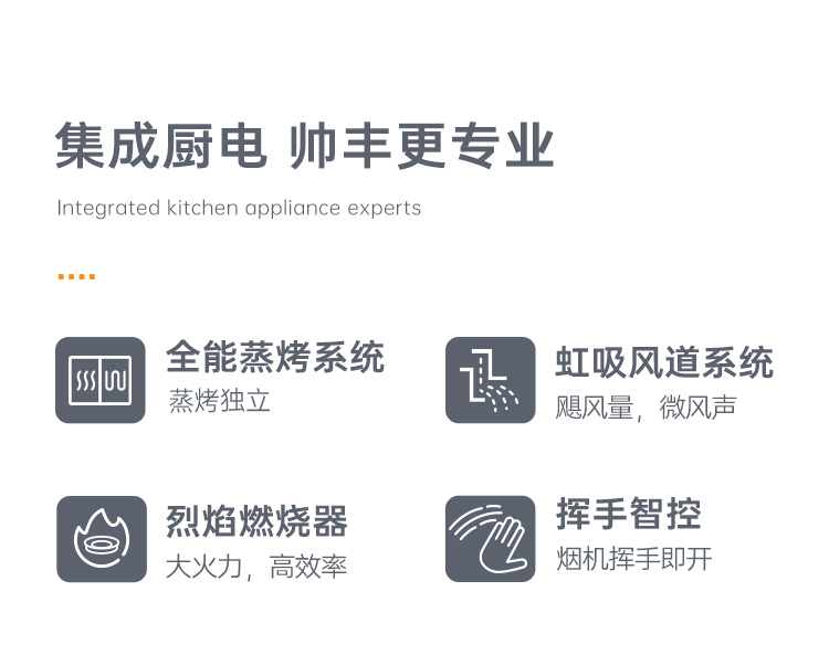 帥豐G5 歸·愛 蒸烤獨立集成烹飪中心