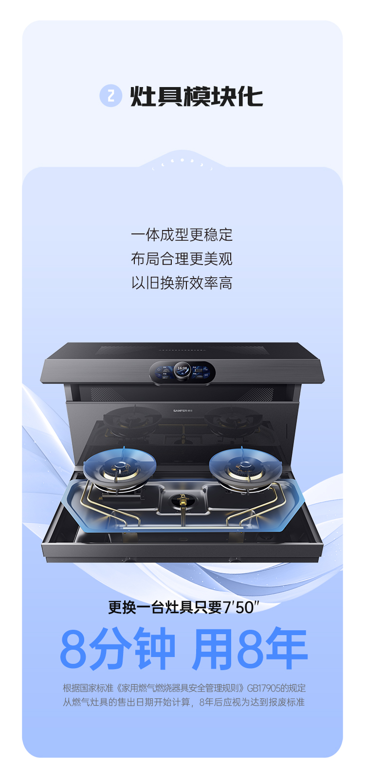 帥豐時(shí)空S5蒸烤獨(dú)立集成灶