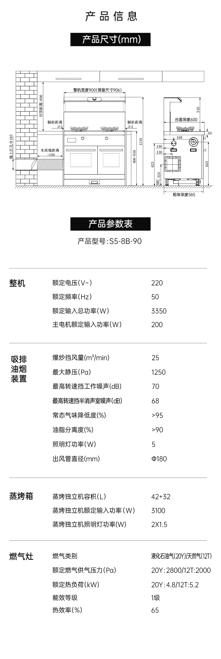 帥豐時(shí)空S5蒸烤獨(dú)立集成灶