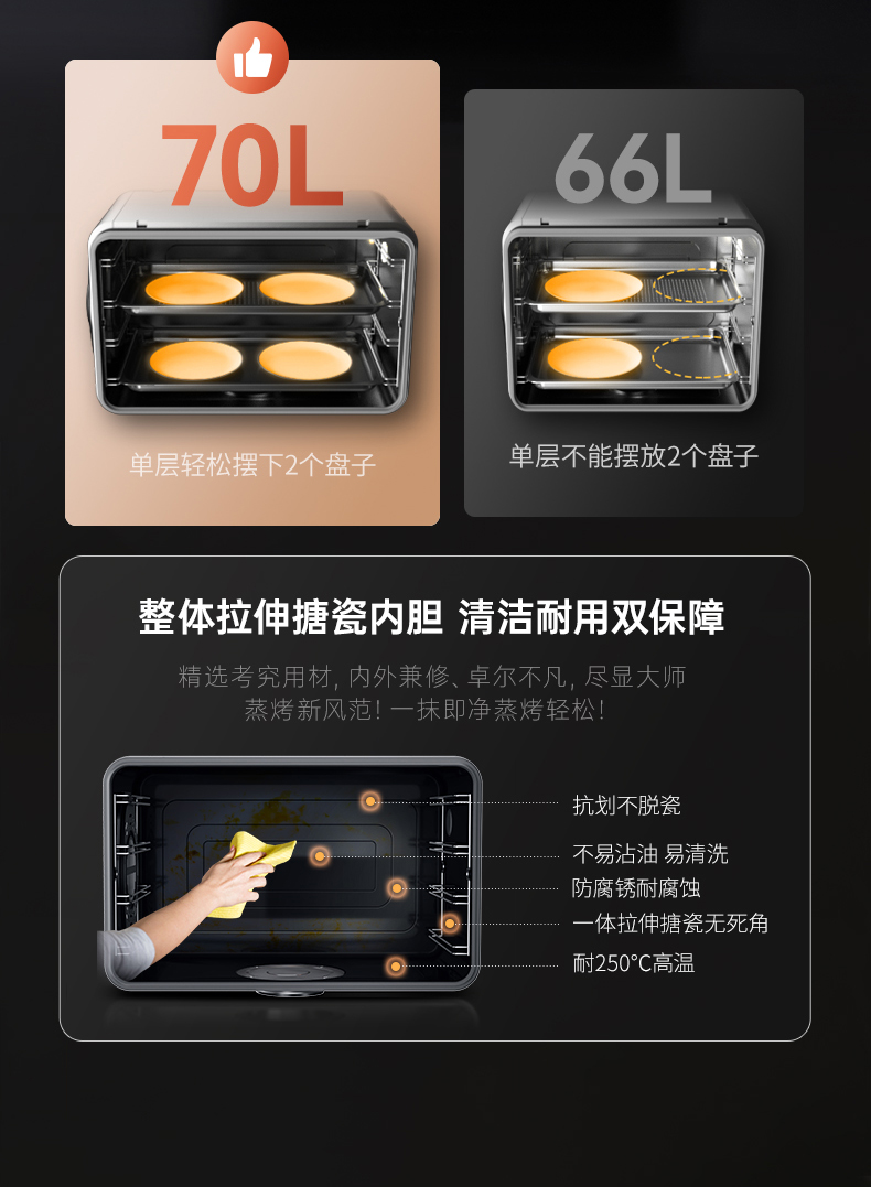 帥豐天機(jī)3蒸烤一體集成灶