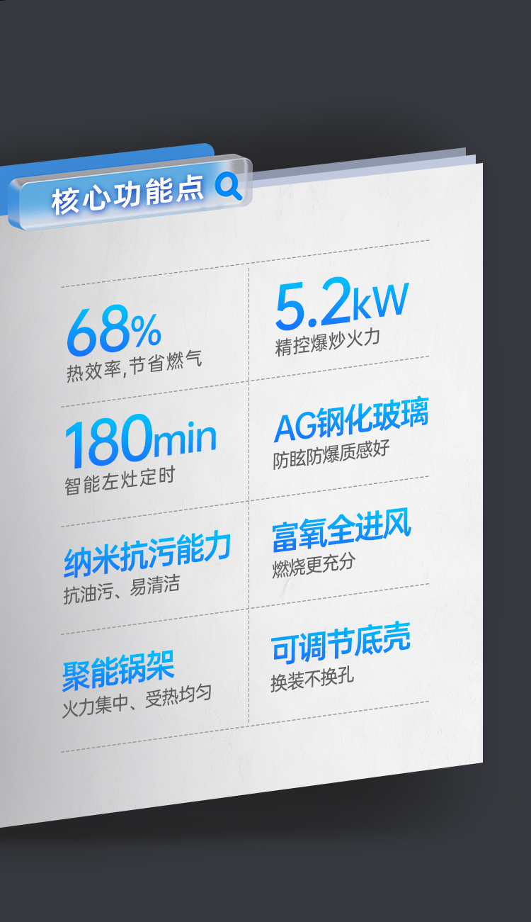 帥豐KZ06智能猛火灶煙機灶具