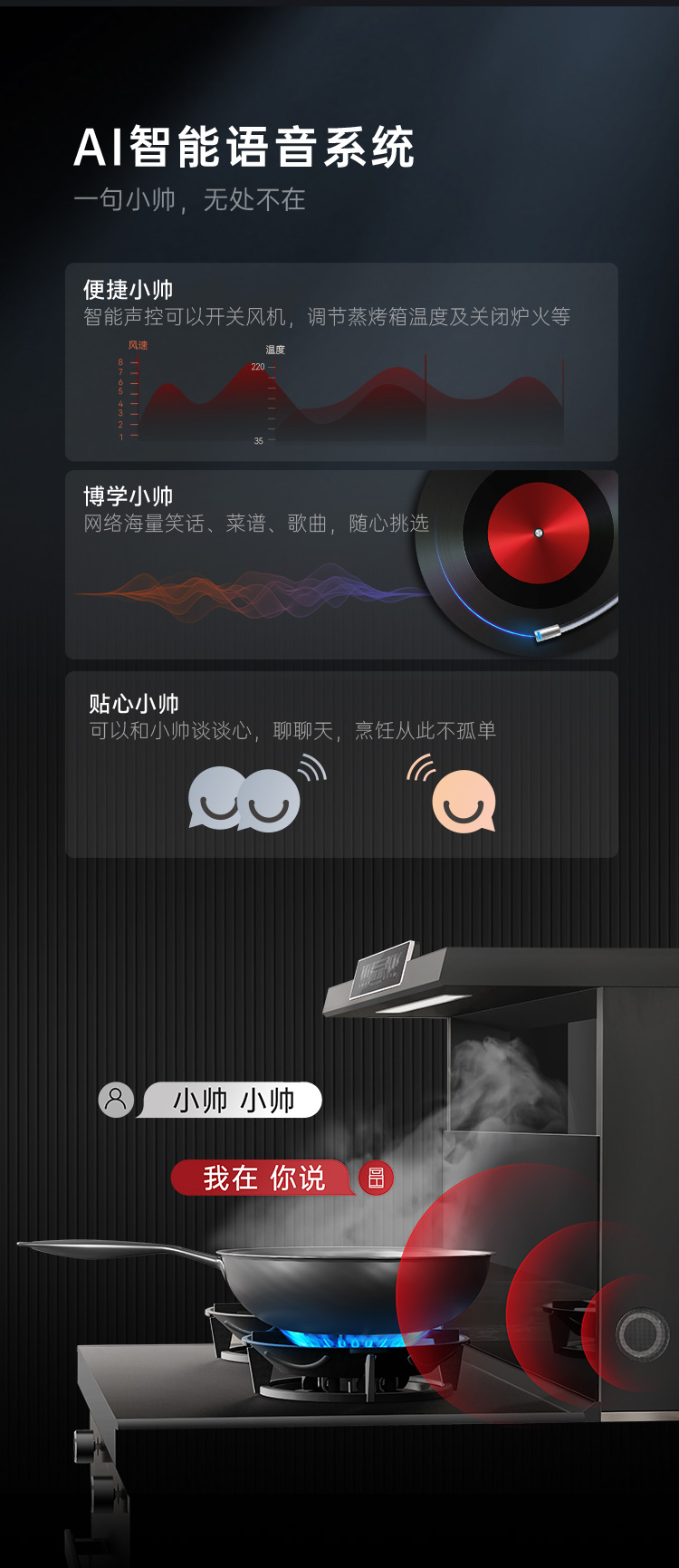 帥豐天機(jī)3消毒柜款（黑）集成灶